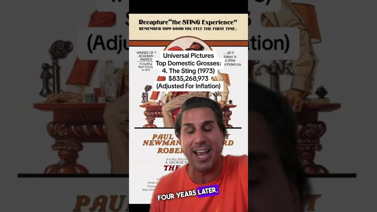 THE STING BREAKS THE BOX OFFICE #shorts