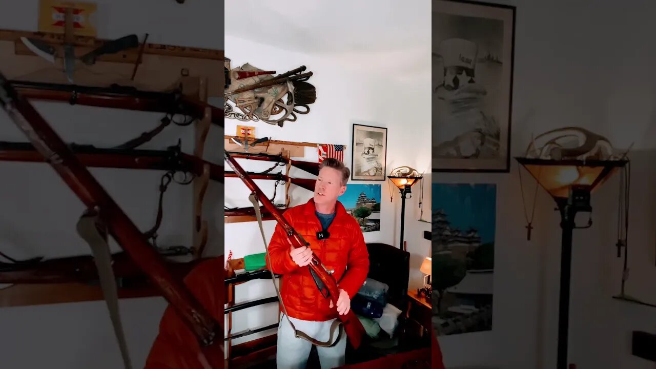 US Navy Inspector looks @ the 91/30 Mosin Nagant