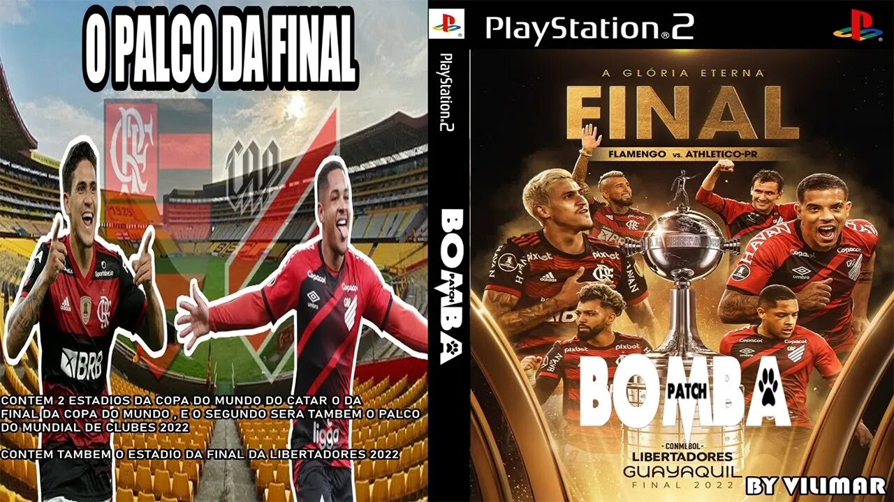 BOMBA PATCH 2023 (PS2) 100% ATUALIZADO LANÇAMENTO EDITOR BY VILIMAR