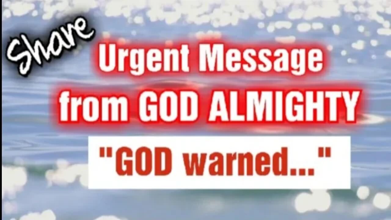 GOD WARNED -A PROPHETIC MESSAGE FOR NOW🔺️ #share #bible #river #judgement #jesus #urgente