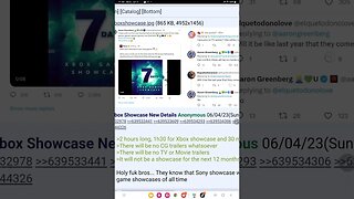 xbox showcase leaks