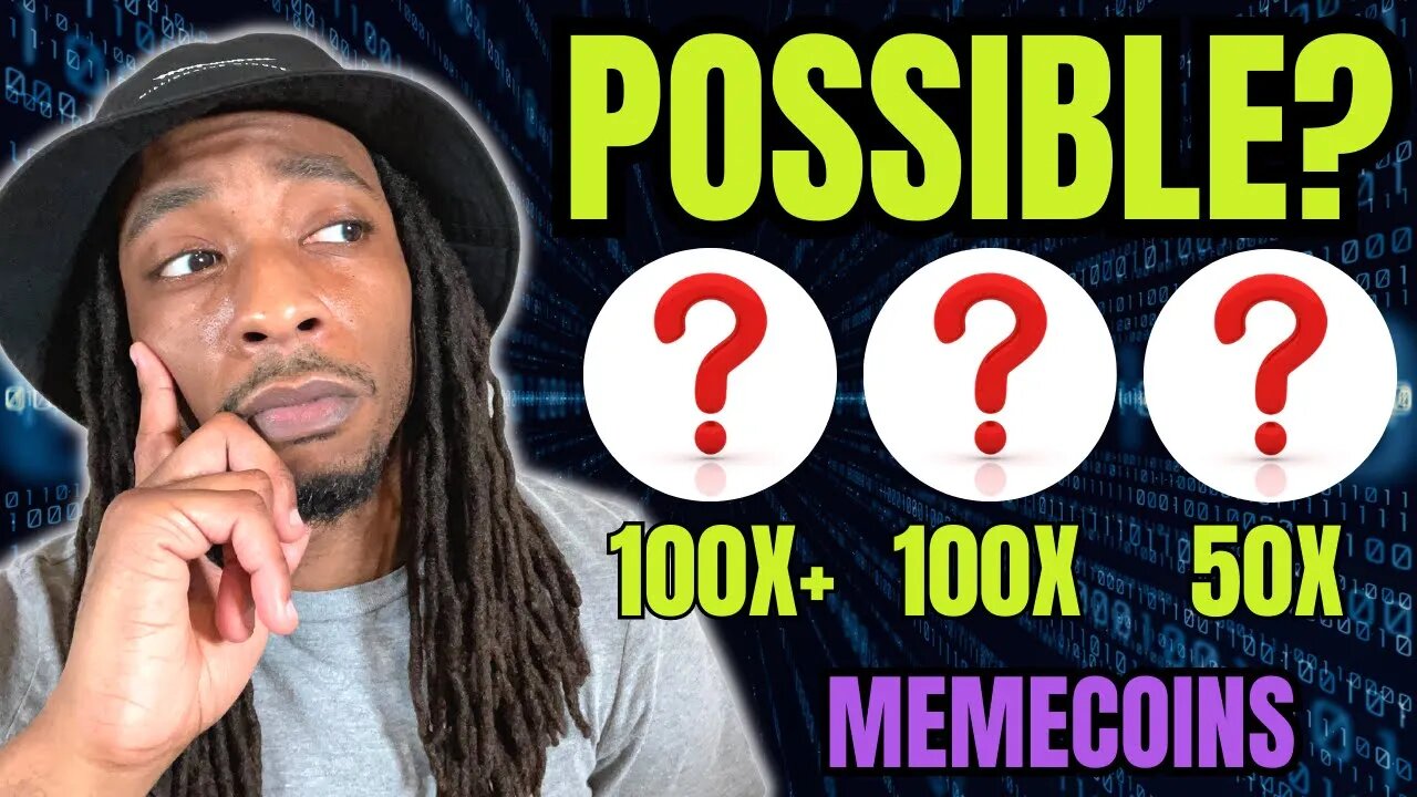 3 Meme Coins With 50x to 100x Potential (Current Prices)