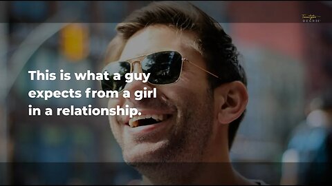 what a man expects from a woman in a relationship