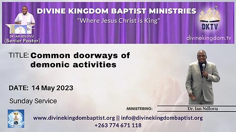Common doorways of demonic activities [14/05/23]