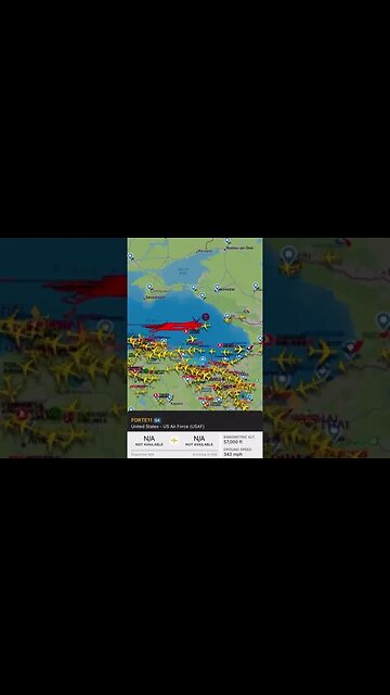BREAKING 09.24.23 RUSSSIAS DOOMSDAY PLANE APPROACHES USAF GLOBAL HAWK