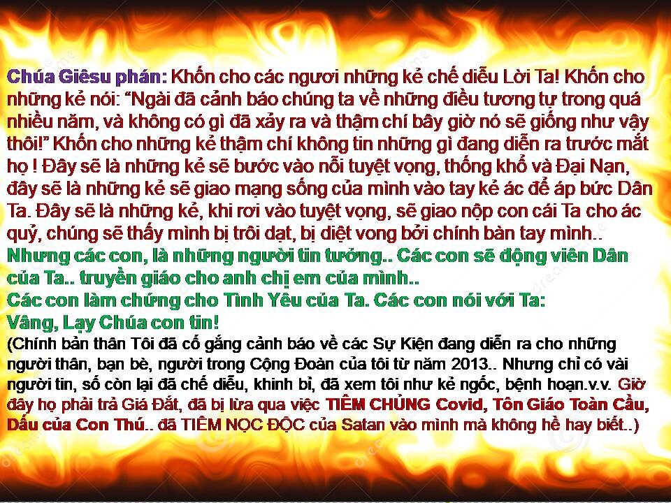 Chỉ khi tất cả những điều này xảy ra thì Cuộc Soi Sáng Lương Tâm mới xảy ra.. Nga sẽ tuyền bá..
