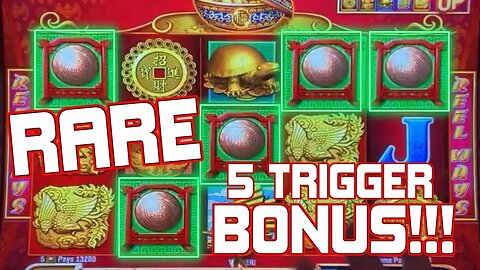 SUPER RARE 5 TRIGGER BONUS!!!! 🔴 MASSIVE LIVE PLAY 🧨