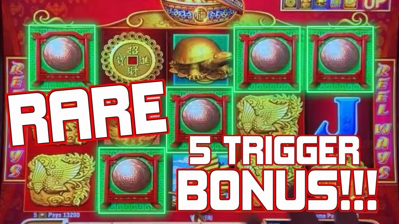 SUPER RARE 5 TRIGGER BONUS!!!! 🔴 MASSIVE LIVE PLAY 🧨