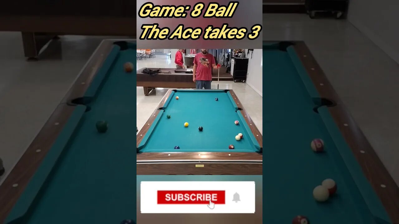 the Ace takes 3. #8ballpool #shorts