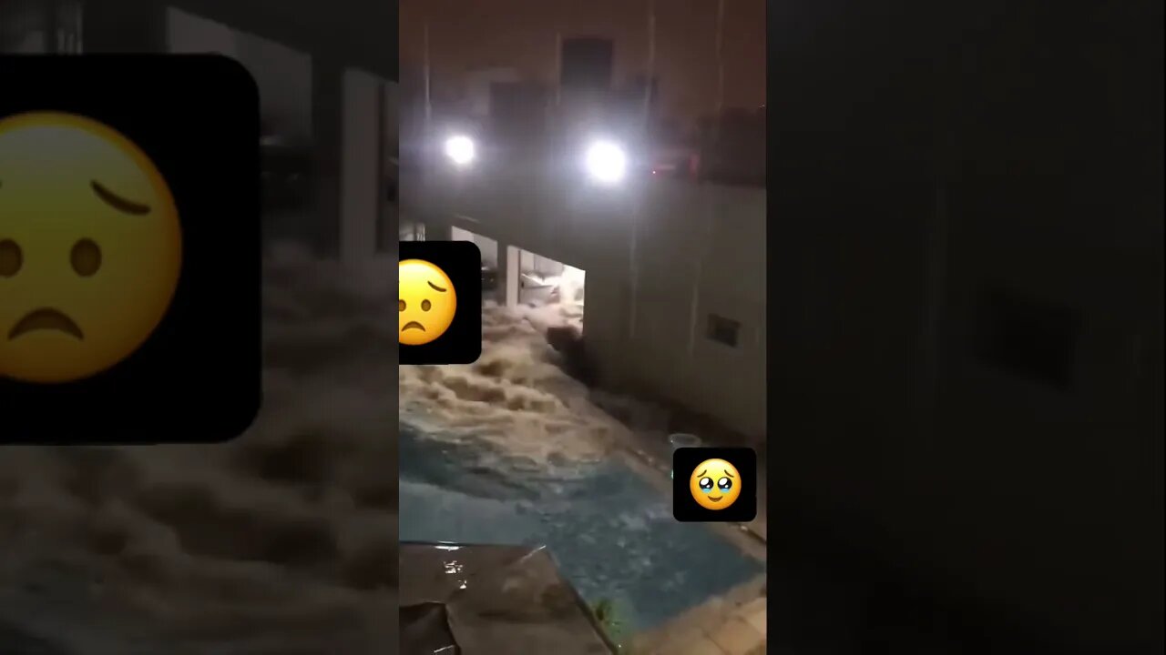 Alagamento brutal em prédio