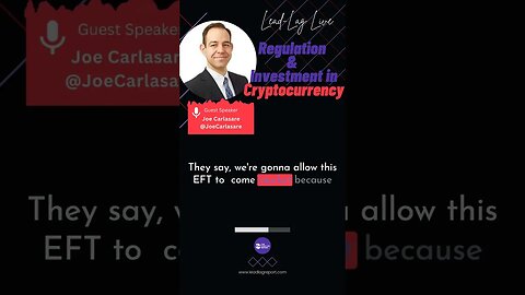 Joe Carlasare on Bitcoin
