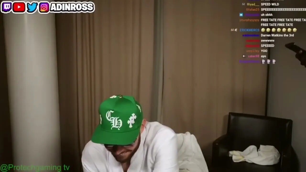 Adin Ross called *IshowSpeed* After being Bald