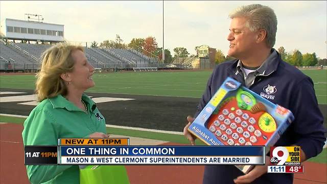 Married superintendents rivals in playoffs