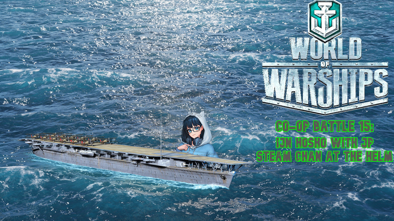 World of Warships Co-op battle 15: IJN Hosho with JP Steam Chan at the helm