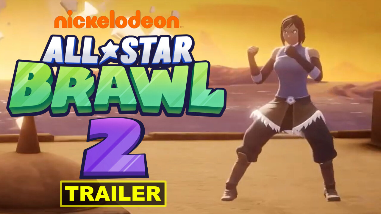 Nickelodeon All Star Brawl 2 - Official Korra Spotlight Trailer