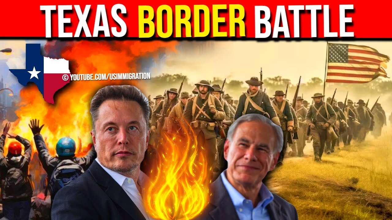 It Begins… Texas Border Battle🚨Texas Vs Biden Admin: Tesla's Elon Musk Supports. Protests Erupts!!!