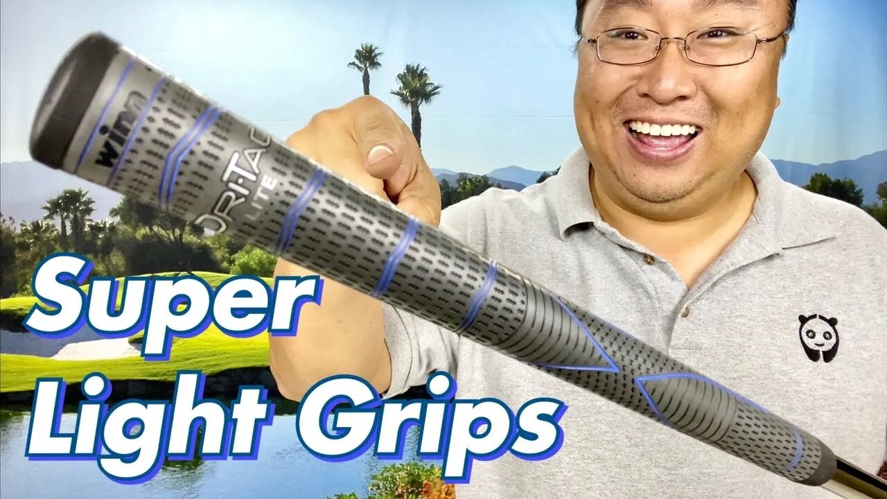 How To Adjust Golf Iron Swing Weight with Lighter Winn Dri-Tac Lite Grips
