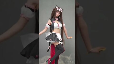 Cosplay Chinese Girl Dresses Up As A Bad Nurse