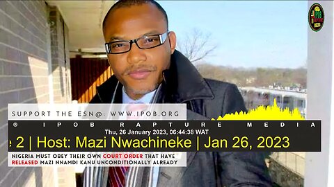 Welcome To The University Of Radio Biafra | Hausa - Service | Host: Mazi Jonathan | Jan 26, 2023