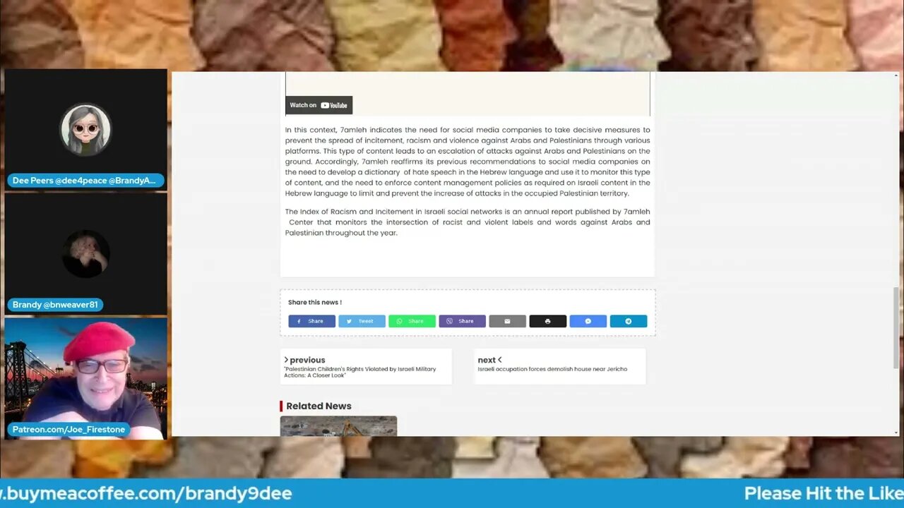 What’s Up: Online Racism Against Palestinians (Clips)