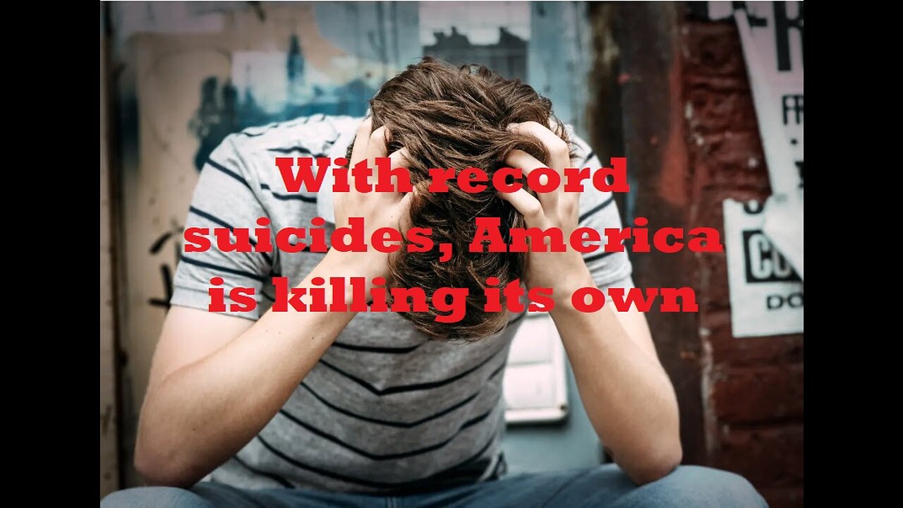 With record suicides, America is killing its own