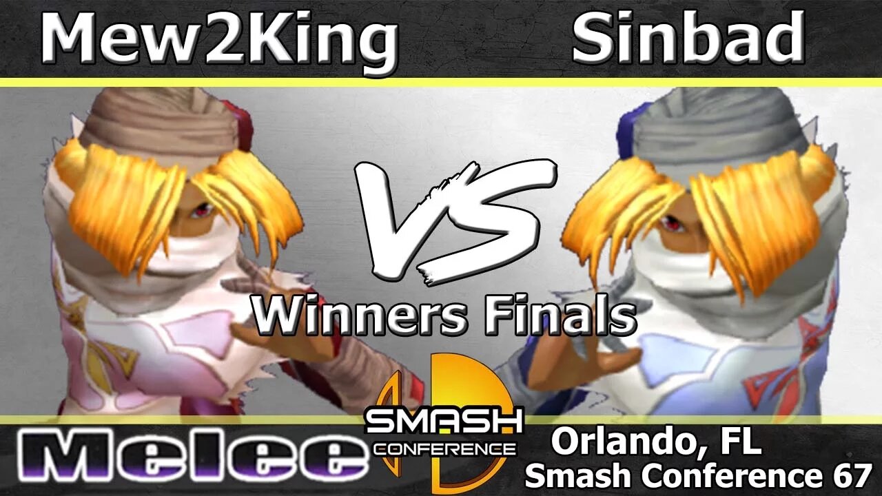 FOX MVG|Mew2King (Sheik) vs. Sinbad (Sheik) - Melee Winners Finals - SC:67
