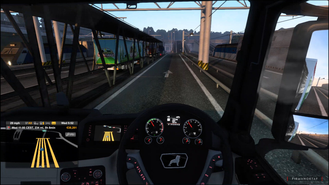 MAN TGX 18.330 Menuju Luxembourg Membawa Muatan 5 Ton Rooflight Euro Truck Simulator 2