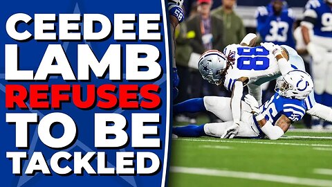 CeeDee Lamb REFUSES to be tackled & scores INSANE touchdown! | Cowboys vs. Colts | December 4, 2022