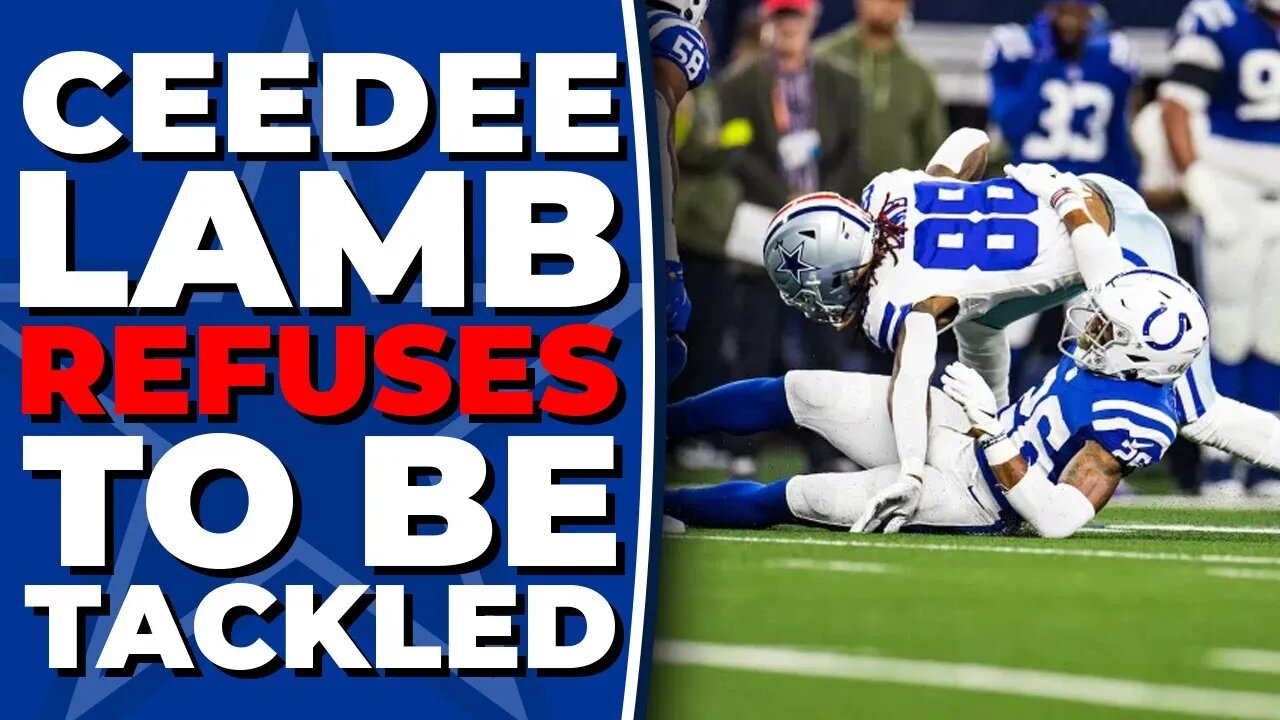 CeeDee Lamb REFUSES to be tackled & scores INSANE touchdown! | Cowboys vs. Colts | December 4, 2022