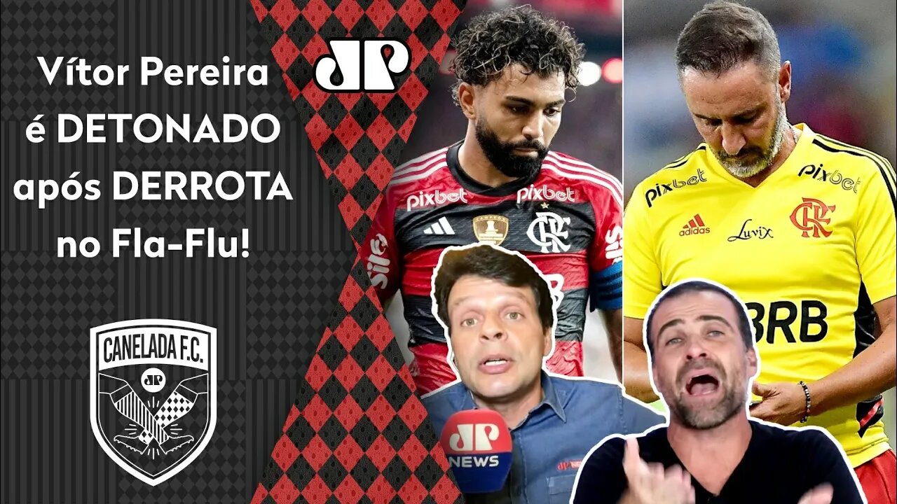 "É PALHAÇADA! O Vítor Pereira MERECEU ser CHAMADO DE BURRO! O que ele FEZ foi.." Flamengo É DETONADO