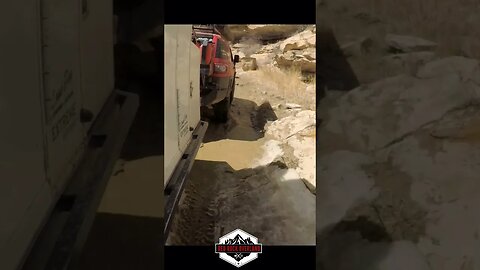 Hiker trailer in the snow