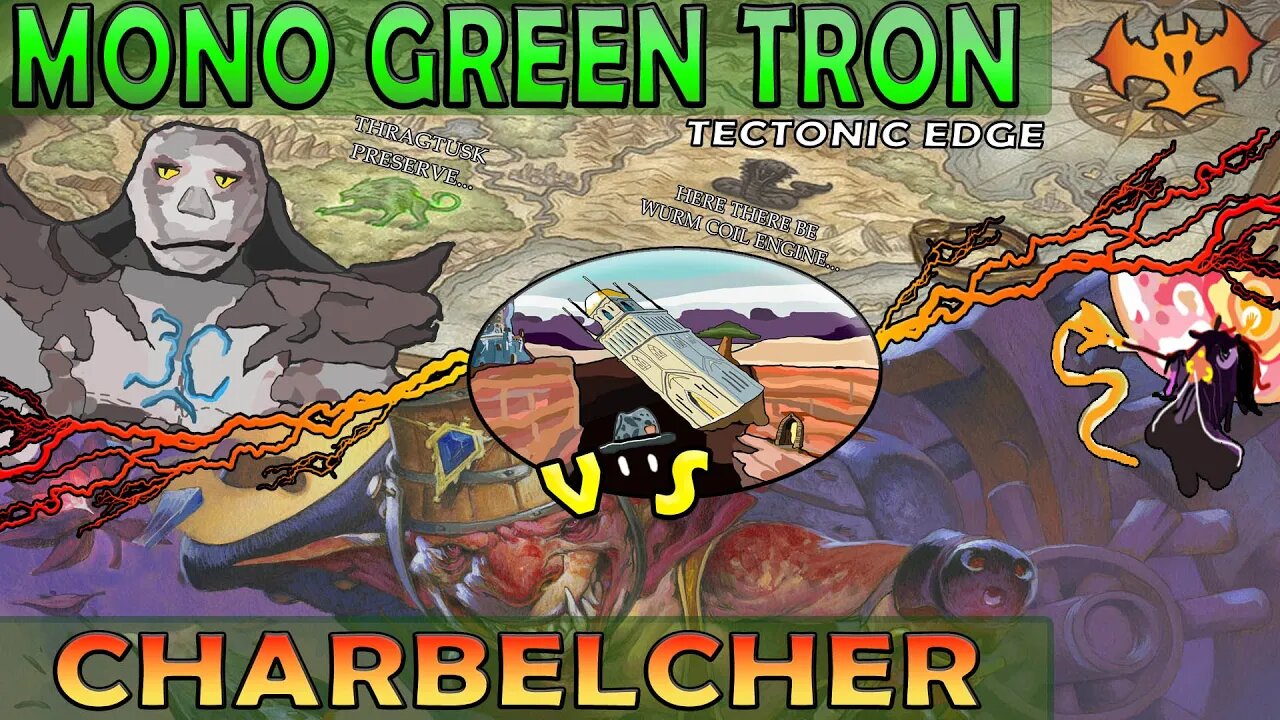 Mono Green Tron VS Charbelcher|Magus of the Moon?|Magic The Gathering Online Modern League Match