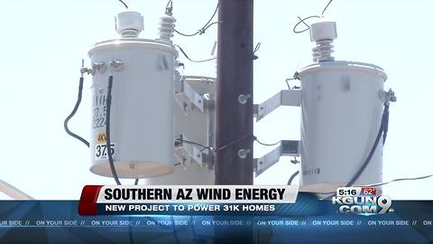 Tucson Electric plans wind energy project to power 31k homes
