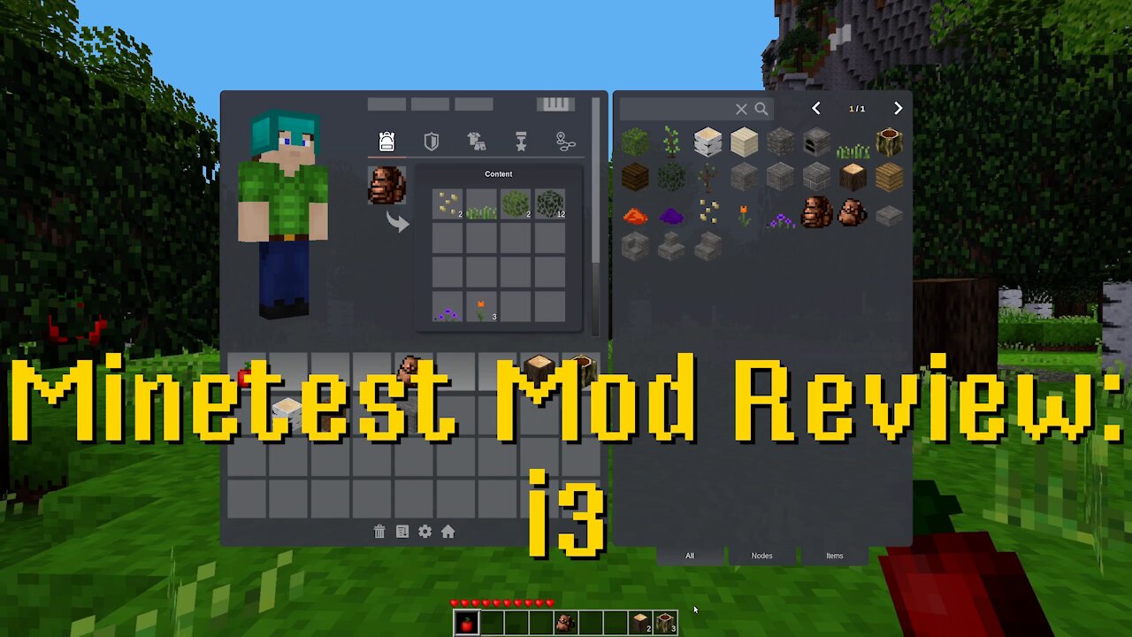 Minetest Mod Review: i3