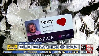 100-year-old Palm Harbor woman keeps young by volunteering