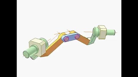 2443 Spherical 4R mechanism 2c