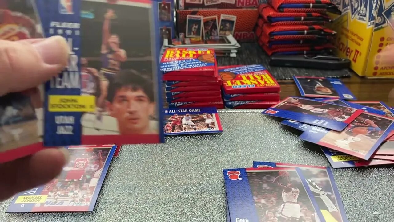 1991-92 Fleer Basketball SII 3/4 box