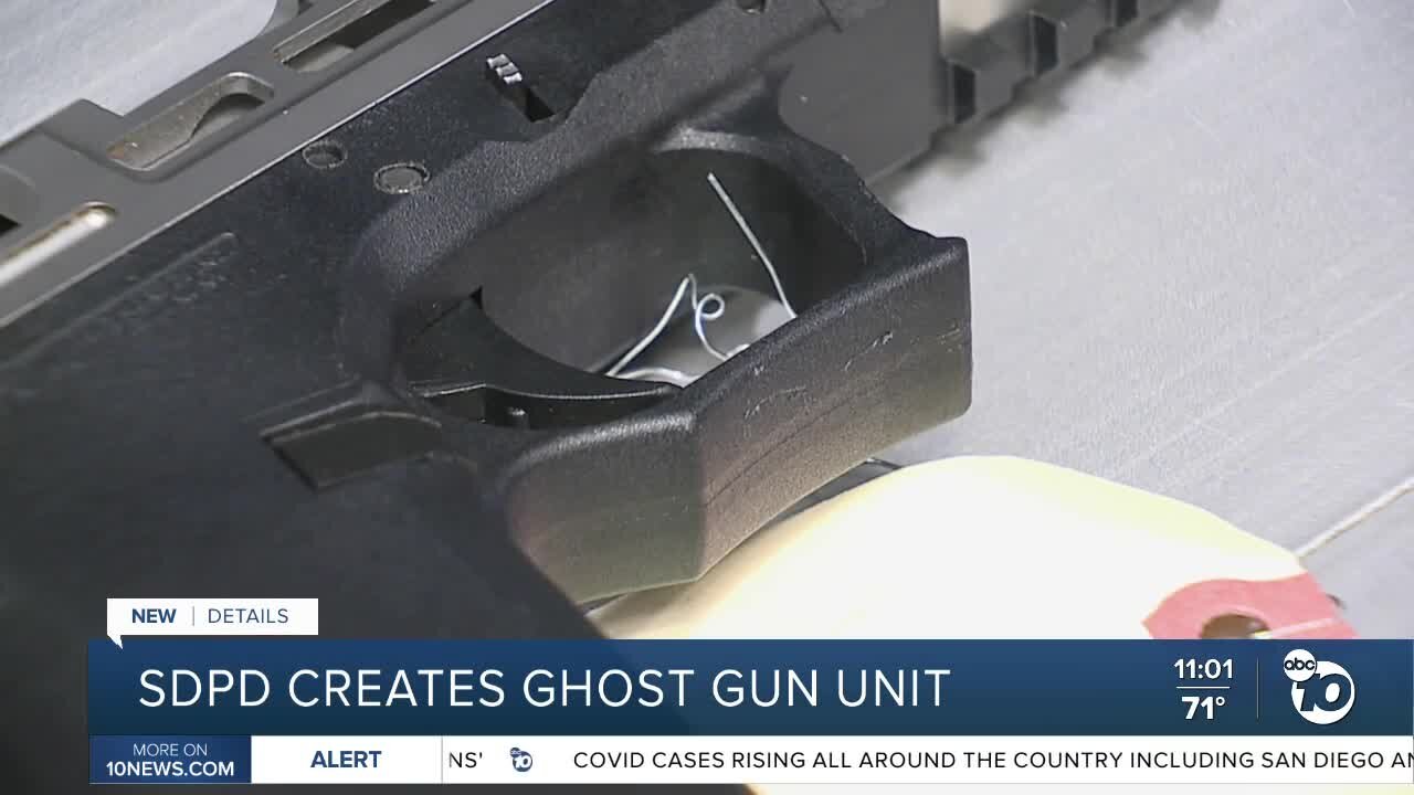 SDPD creates ghost gun unit