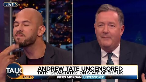 Andrew Tate & Piers Morgan Full Interview Latest On London, Harry, Megan, NHS, Qatar world cup