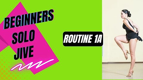 BEGINNERS SOLO LATIN DANCE | Jive | Practice Routine 1a (Summary)