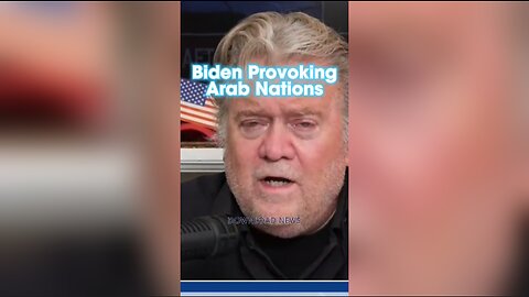 Steve Bannon: Biden Thinks Provoking Arab Nations Like Iran Will Make Him Look Like a War Leader - 10/17/23
