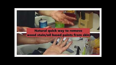 How to remove oil based paint from your hands brushes naturally