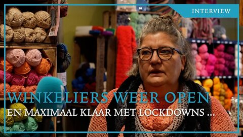 Winkels zijn weer open en zijn he-le-maal klaar met lockdowns en qr