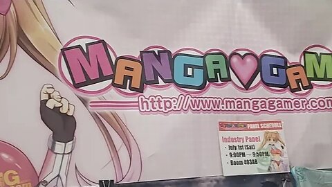 (18+) MangaGamer Booth at Anime Expo 2023