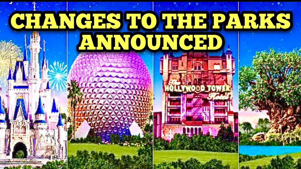 Disney Announces NEW Changes to the Parks