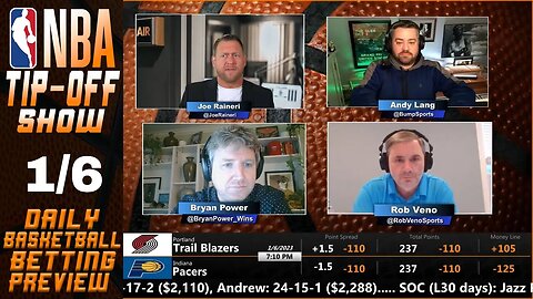 NBA Picks, Predictions and Betting Odds | NBA Prop Bets and DFS Recommendations | Tip-Off for Jan 6