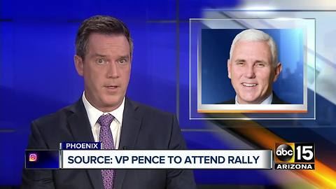 Mike Pence tagging along for Donald Trump's Phoenix visit