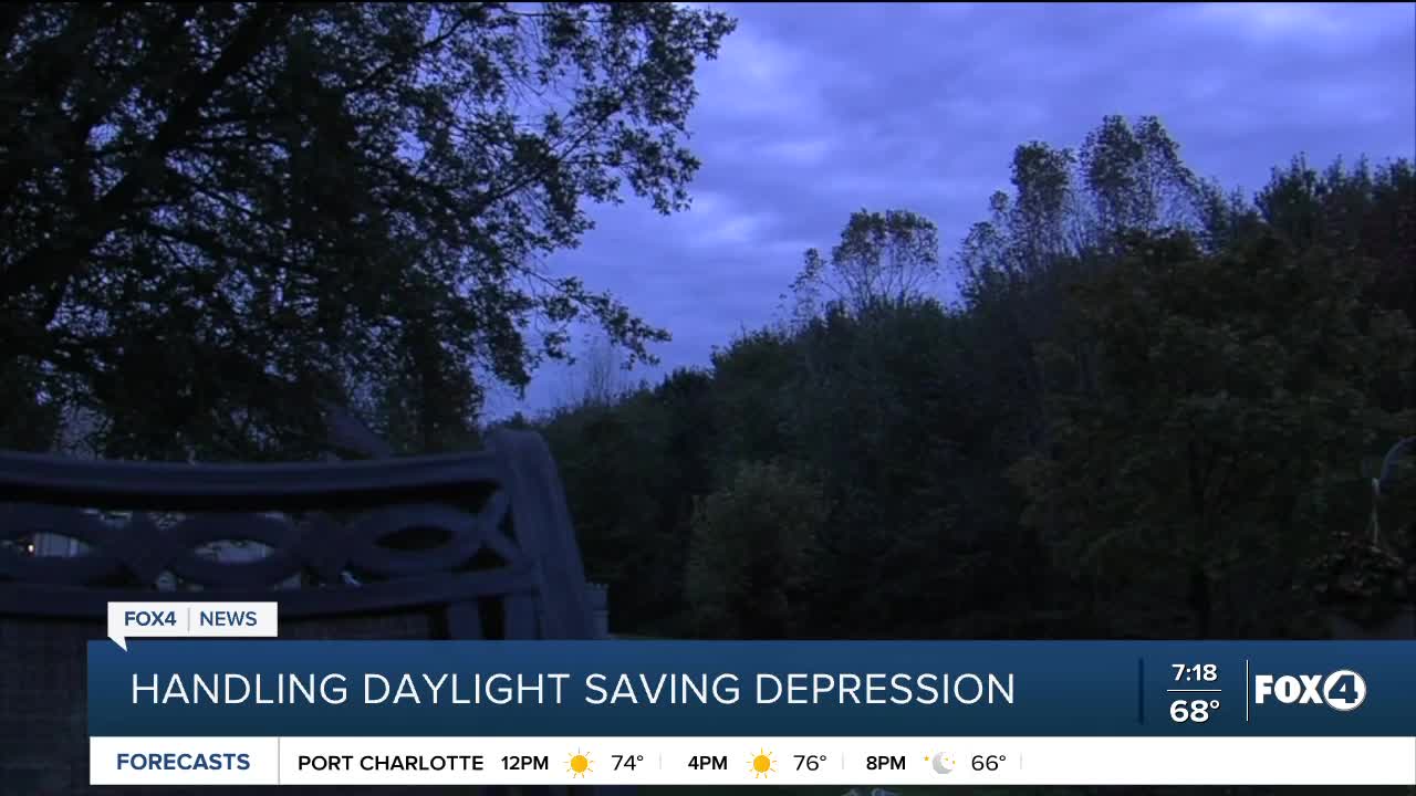 Daylight savings time and depression