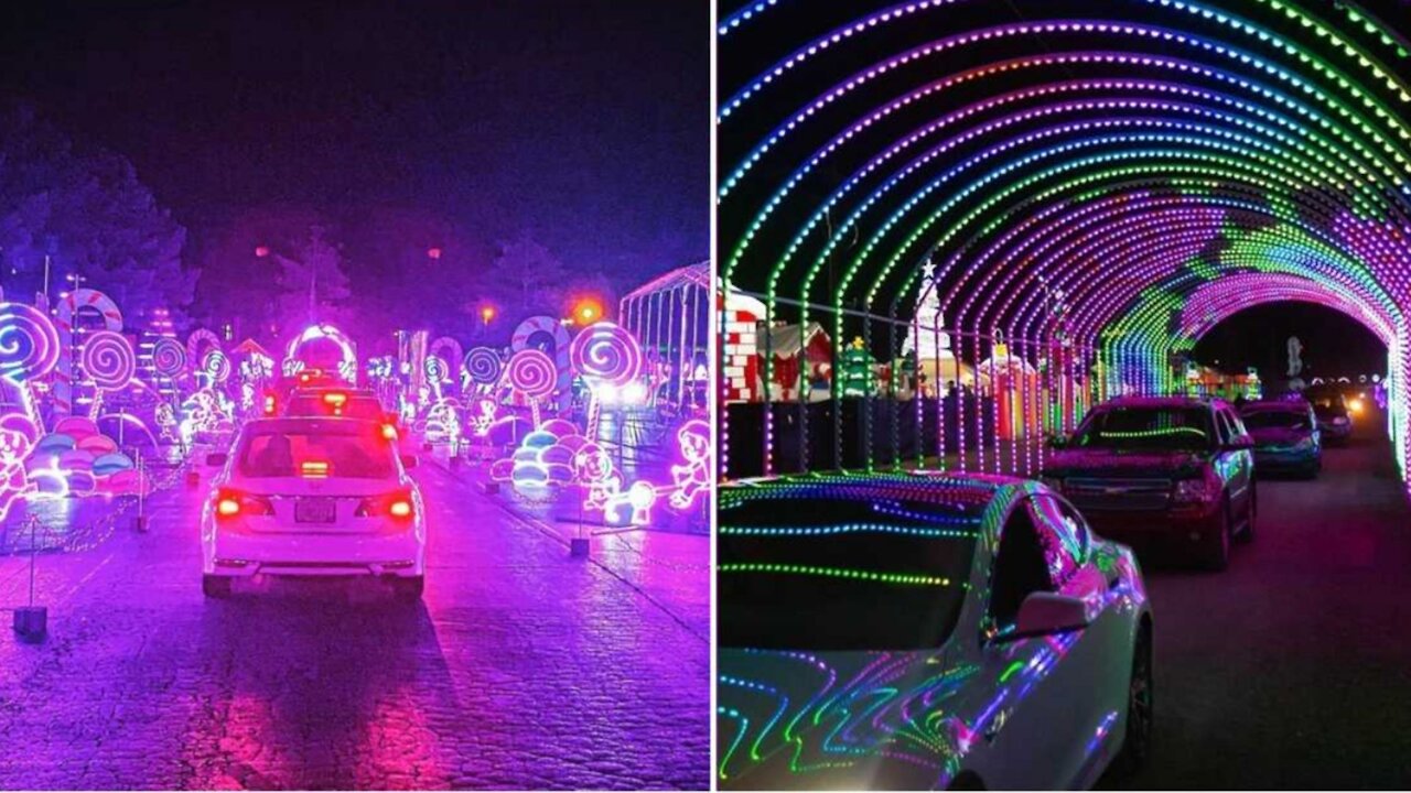 The World’s Largest Drive-Thru Light Show Is Now Open In Atlanta & OMG!