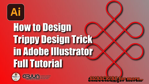 Trippy Design Trick in Adobe Illustrator | #arjun #adobe #trending #trendingvideo